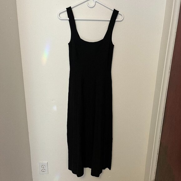 Staud Ellison Dress Black Size M NWOT - Picture 1 of 4
